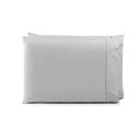 Ver imagem 1 de Kit 2 Pçs Par Fronha Paris Percal 150 Fios 100% Algodão 70x50cm sem Aba: Cinza