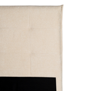 Ver imagem 4 de Cabeceira Solteiro Ayla Estofada Linho 113cm x 125cm Bege Casavee