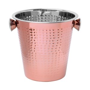 BALDE GELO/CHAMPANHEIRA INOX BRONZE MARTELADO 4,5L