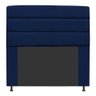 Cabeceira Estofada Turim 90CM Solteiro Suede Azul Marinho - D A DECOR - 1