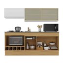 Ver imagem 5 de Armário de Cozinha Modulada Completa com Balcão e Rodapé 190cm Veneza Multimóveis MP2458
