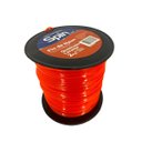 Ver imagem 2 de Bobina Fio Nylon para Roçadeira Quadrado 3mm 2kg 226m Laranja