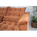 Ver imagem 5 de Sofá Retrátil e Reclinável 2,30m em Tecido Veludo C/ Pillow Nos Braços e Molas Ensacadas Bonel/d33:t