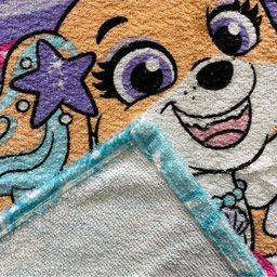 Toalha de Banho Infantil Patrulha Canina Menina Felpuda Algodão Praia Piscina Lepper - 3