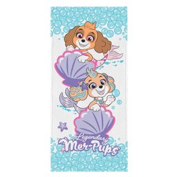 Toalha de Banho Infantil Patrulha Canina Menina Felpuda Algodão Praia Piscina Lepper - 1