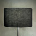 Ver imagem 5 de Luminária de Chão Piso Abajur Altura 1,6m Alumínio com Cúpula Redonda Ref 88 Chumbo Cup Preto
