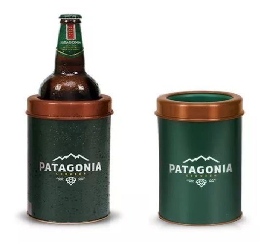 Porta Garrafa Patagonia Licenciado Cervegela 600ml - Verde - 2