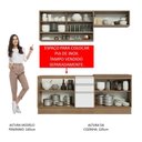 Ver imagem 7 de Cozinha Completa 200003 Com Armário E Balcão Rustic/branco