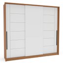 Ver imagem 4 de Guarda Roupa Casal 220cm com 3 Portas de Correr e 4 Gavetas 240846 Lisboa Politorno Móveis