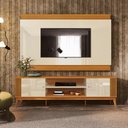 Ver imagem 1 de Rack Ripado 2 Portas com Painel para Tv até 75 Polegadas Grécia 200cm