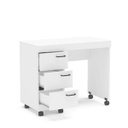 Ver imagem 3 de Escrivaninha Mesa Escritório 90cm 3 Gavetas Osaka