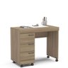 Escrivaninha Mesa Escritório 90cm 3 Gavetas Osaka - 9