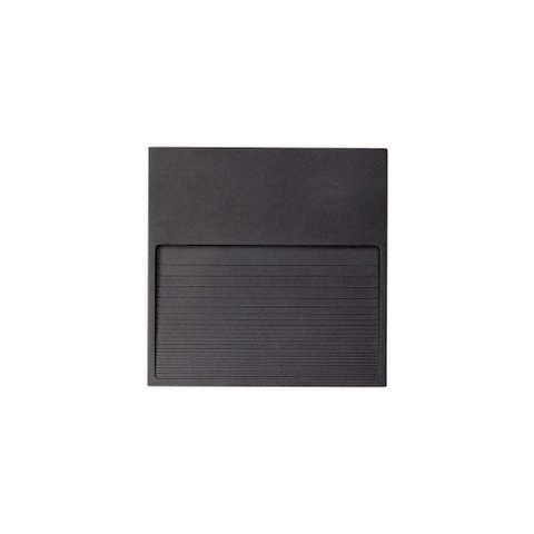 Balizador Stella Big Neu 2 de Sobrepor Led 3w Bivolt Preto - 3000k - Luz Amarela