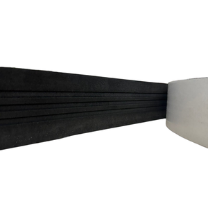 Moldura Guarnição Rodameio Eva Autocolante Lua 7cmx5mm 5 Metros - Preto