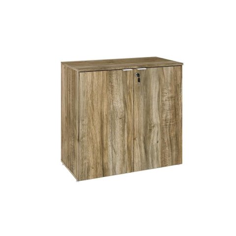 Armário Baixo com 02 Portas 75x80x42cm Wlab80 Carvalho Branco