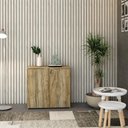Ver imagem 5 de Armário Baixo com 02 Portas 75x80x42cm Wlab80 Carvalho Branco