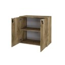 Ver imagem 6 de Armário Baixo com 02 Portas 75x80x42cm Wlab80 Carvalho Branco