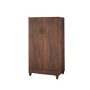 Ver imagem 2 de Armário Organizador Multiuso Sapateira Slim 2 Portas Café