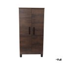 Ver imagem 6 de Armário Organizador Multiuso Sapateira Slim 2 Portas Café