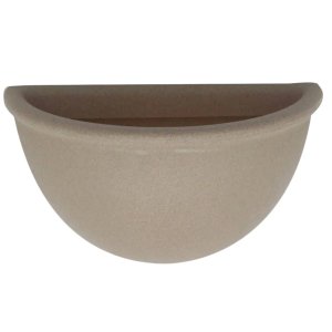 Vaso de Parede Liso (34x20cm) Cor Granito Areia Vasart