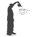 Ver imagem 4 de Vaso de Parede Liso (34x20cm) Cor Granito Areia Vasart