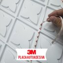 Ver imagem 6 de Kit com 90 Placa 3d Autocolante Revestimento Parede Tetos 3m Vênetto