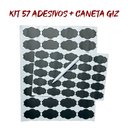 Ver imagem 2 de Adesivo Lousa 32 + 25 Etiquetas Potes Temperos + Caneta Arte Cozinha Etiquetas de Tempero