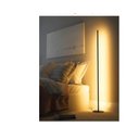 Ver imagem 2 de Luminária Chão Slim Linear Perfil Alumínio e Acrílico para Fita Led - Base Metálica Redonda - Cor do