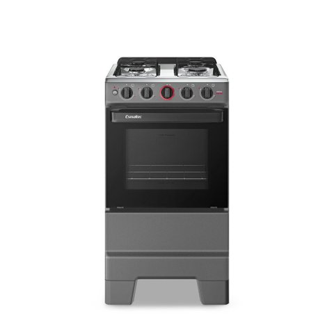 Fogão Esmaltec Ideal Super 4 Bocas com Mesa em Inox