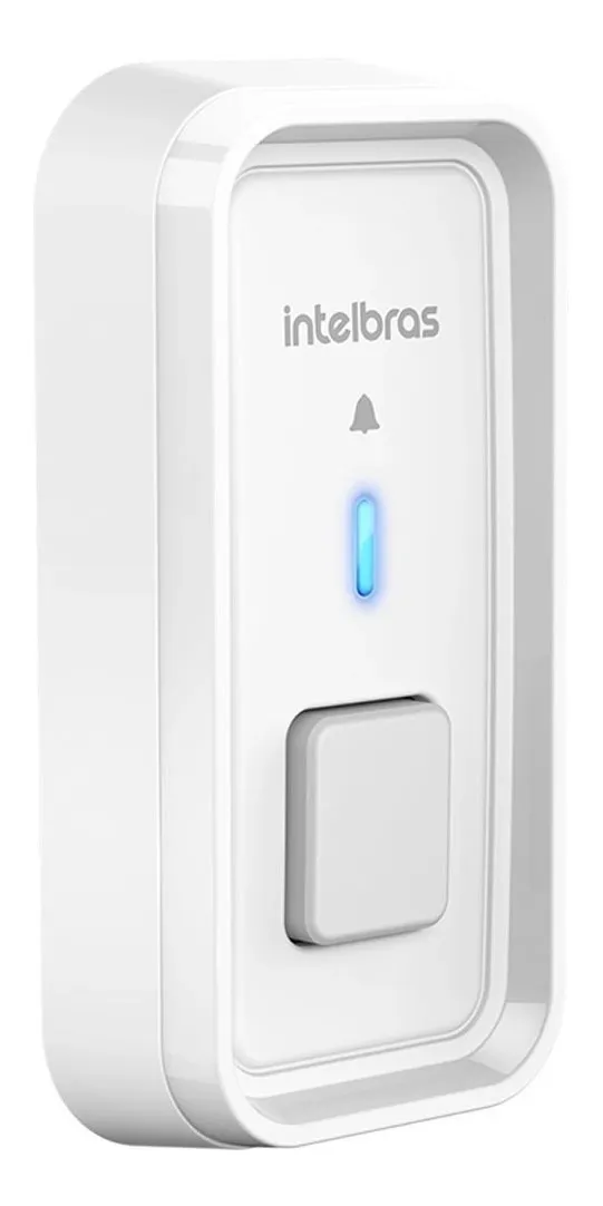 Campainha Residencial Wireless Eletrônica Sem Fio Intelbras Cib 101 Branco bivolt - 5