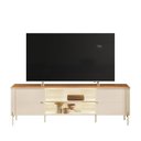 Ver imagem 2 de Rack para TV até 75 Polegadas com LED e Estilo Industrial MDF 180cm Brasilia Marrom