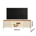 Ver imagem 3 de Rack para TV até 75 Polegadas com LED e Estilo Industrial MDF 180cm Brasilia Marrom