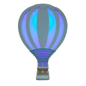 Luminária Balão Novo Modelo Azul Bh Baby Kids com Fio