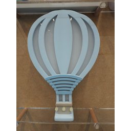 Luminária Balão Novo Modelo Azul Bh Baby Kids com Fio - 3