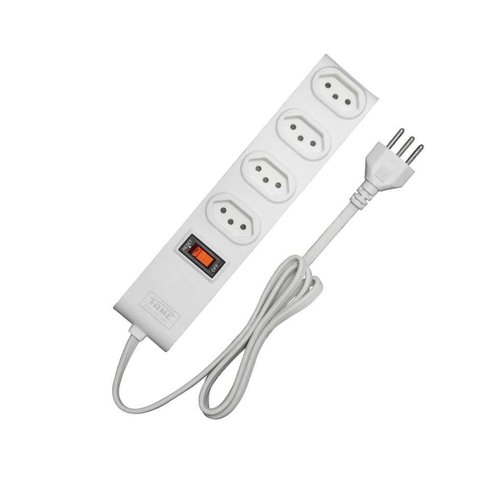 Filtro de Linha 4 Tomadas 2p+t 10a 250v - 1m - Preto - Fame