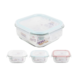 Pote Hermético de Vidro com Válvula de Respiro 500ml - Vermelho - 2