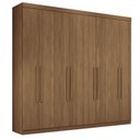 Ver imagem 2 de Guarda-roupa Casal Master New 8 Portas 4 Gavetas Jatoba - Santos Andirá