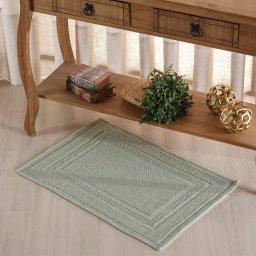 Tapete Nobile Jacquard 100% Algodão 1300g/m² 50x70cm Erva Doce - 1
