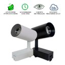 Ver imagem 4 de Kit Trilho Eletrificado 1m + 3 Spots Led 7w Eco Branco - Preto