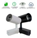 Ver imagem 4 de Kit Trilho Eletrificado 1m + 3 Spots Led 7w Eco Branco - Preto