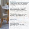 Conjunto Sala de Jantar Mesa Tampo de Vidro/MDF 6 Cadeiras Apogeu Móveis Lopas - 18