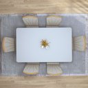 Ver imagem 4 de Conjunto Sala de Jantar 6 Lugares Retangular Tampo Vidro/MDF Mesa e Cadeiras Apogeu