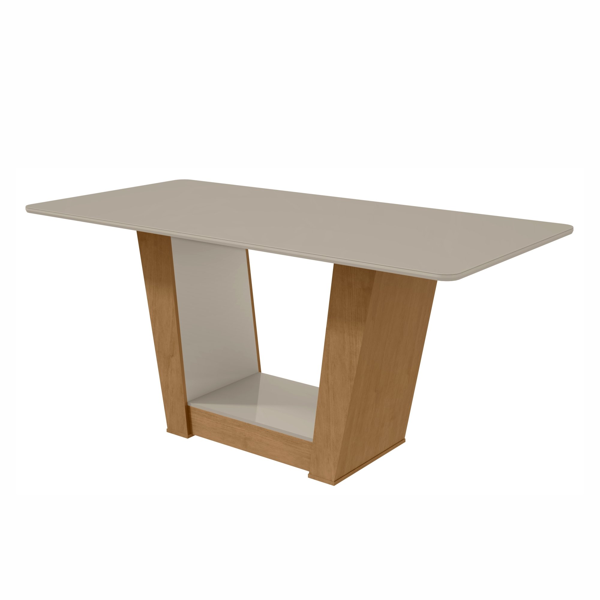 Conjunto Sala de Jantar Mesa Tampo de Vidro/MDF 6 Cadeiras Apogeu  - 10