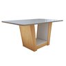 Conjunto Sala de Jantar Mesa Tampo de Vidro/MDF 6 Cadeiras Apogeu Móveis Lopas - 16