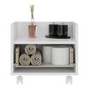 Ver imagem 4 de Gabinete Armário Banheiro 40 cm com Rodízios Multimóveis MP5035 Branco