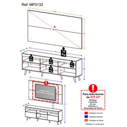 Gabinete Armário Banheiro 40 cm com Rodízios Multimóveis MP5035 Branco - 6