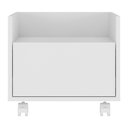 Ver imagem 3 de Gabinete Armário Banheiro 40 cm com Rodízios Multimóveis MP5035 Branco