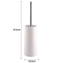 Ver imagem 6 de Assento Tampa Vaso Sanitário Oval Almofadado + Lixeira 6l com Tampa + Escova Sanitária com Suporte
