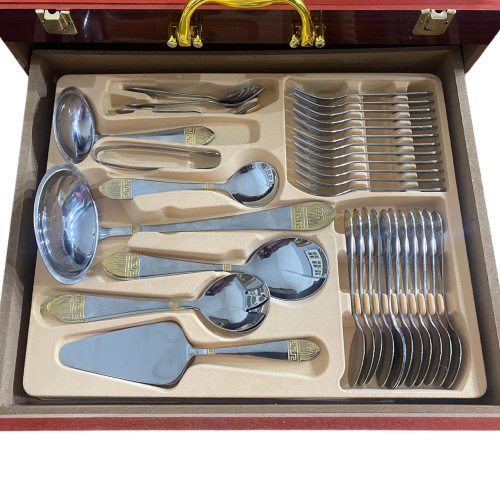 Faqueiro Dusseldorf em Aço Inox com Maleta - 84 Peças - 6