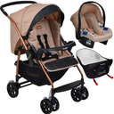 Ver imagem 1 de Carrinho com Bebe Conforto e Ninho Burigotto Rio K Mon Amour